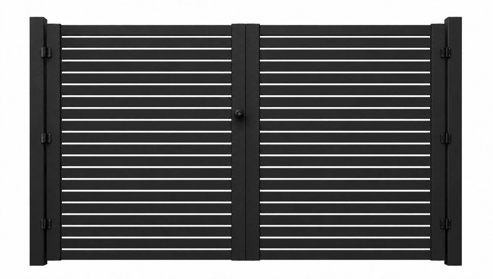 Double leaf gate